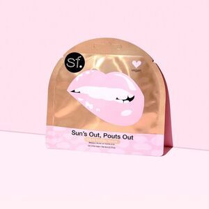 SFGLOW Sun’s Out, Pouts Out Gold Foil Lip Mask x4